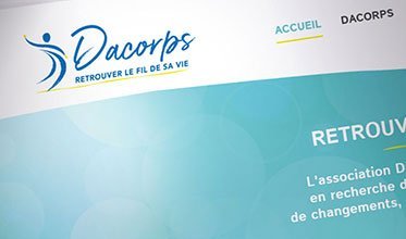 web design pour l'association Dacorps